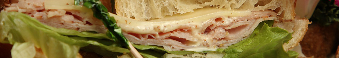 Eating Sandwich at Laspada's Original Hoagies - Davie restaurant in Davie, FL.
